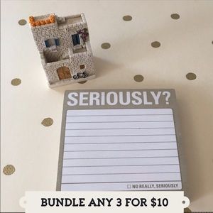 🆕 Seriously = No Really, Seriously? Stickies